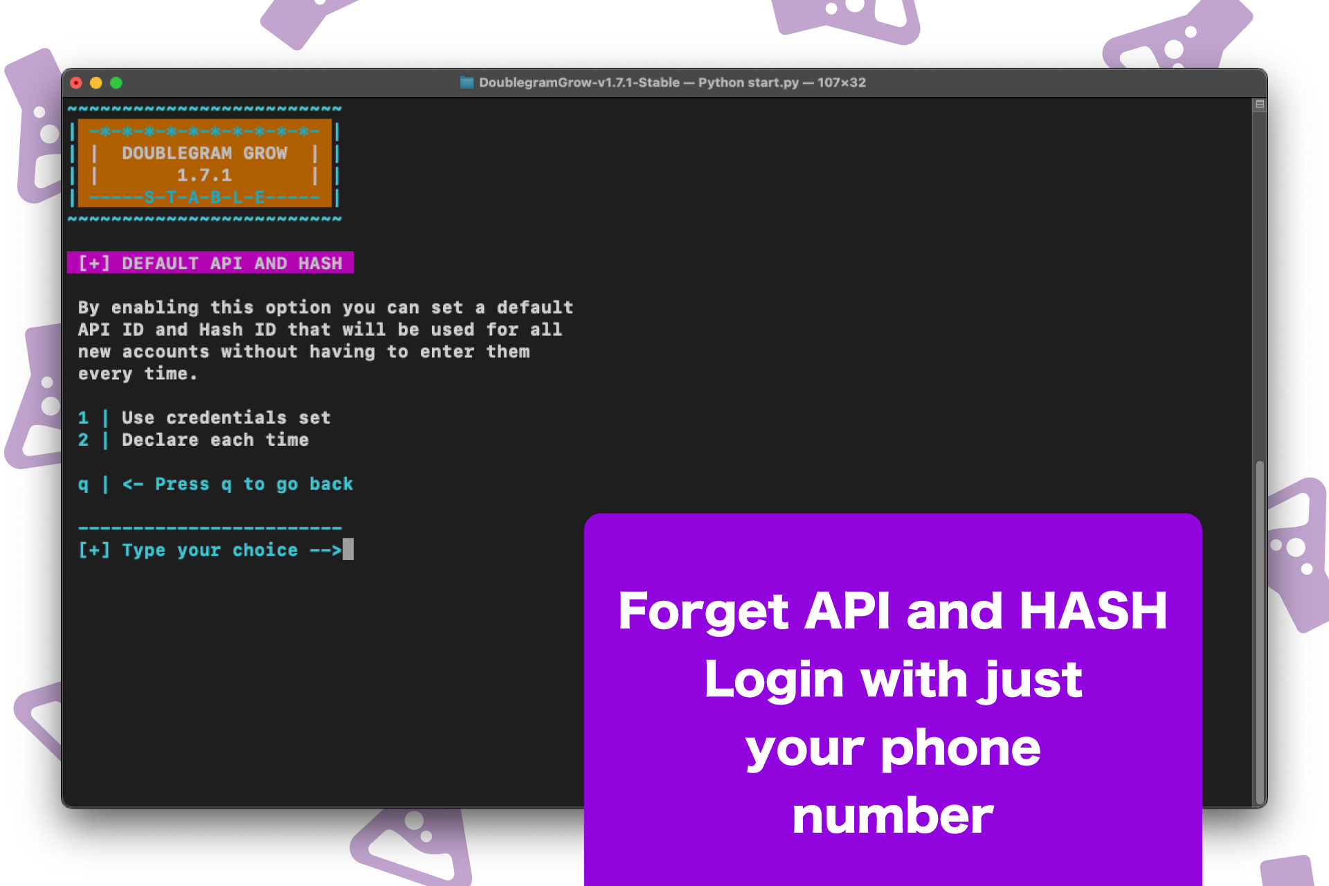 Doublegram Grow screenshot
