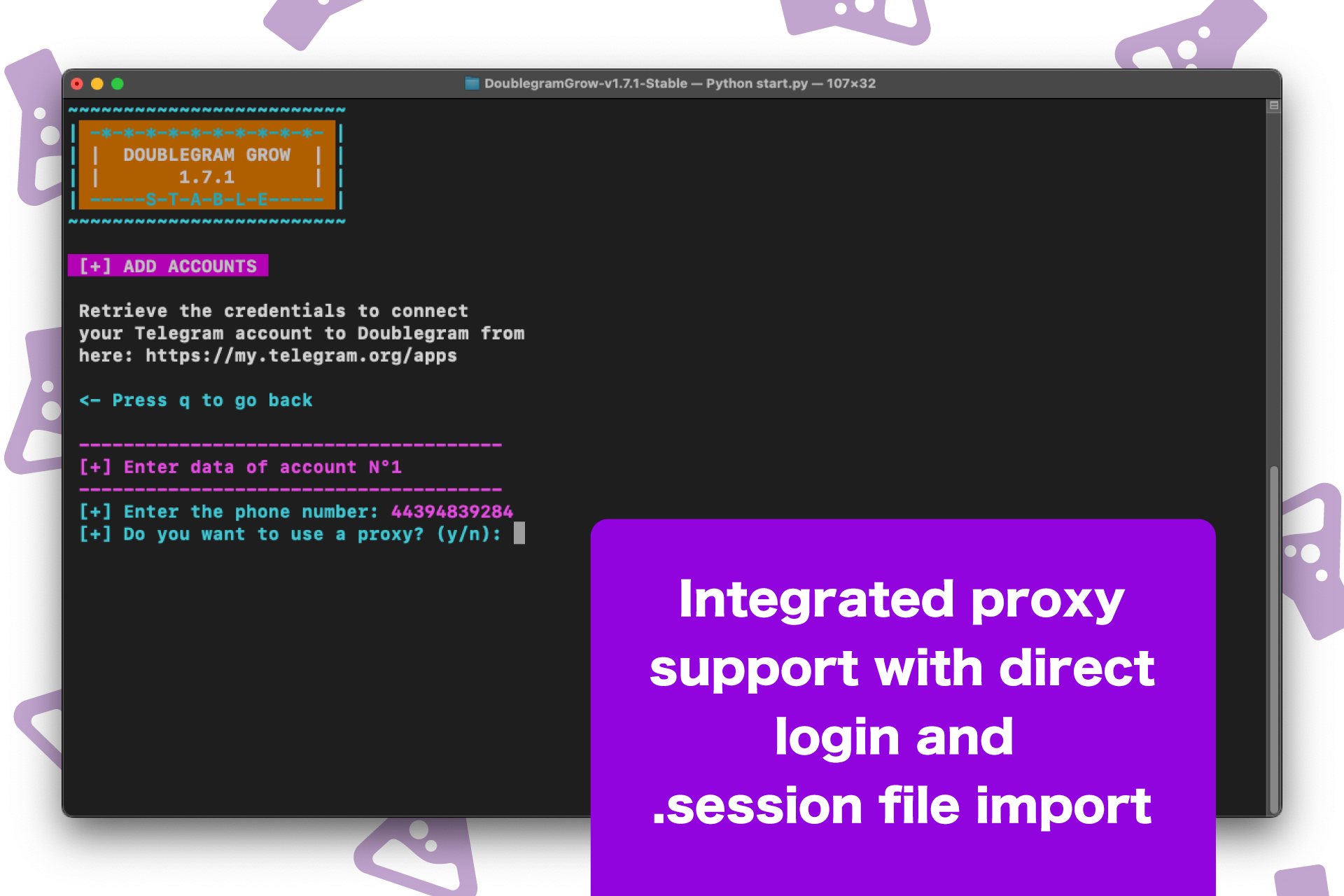 Doublegram Grow screenshot