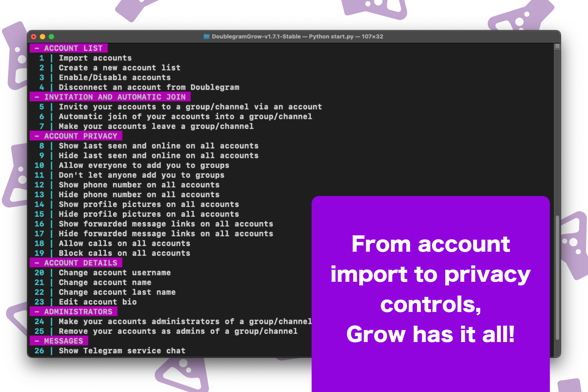 Doublegram Grow screenshot