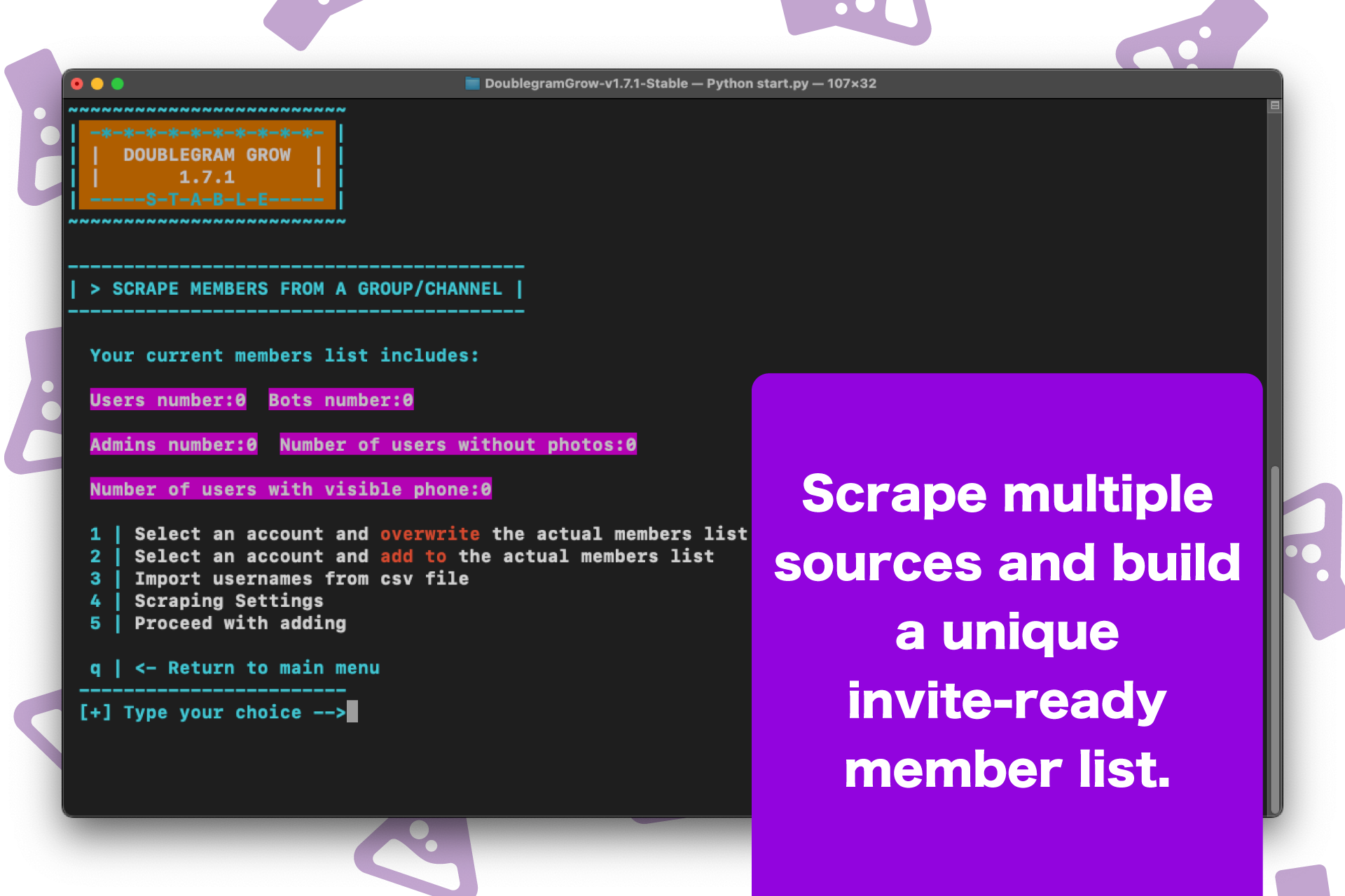 Doublegram Grow screenshot