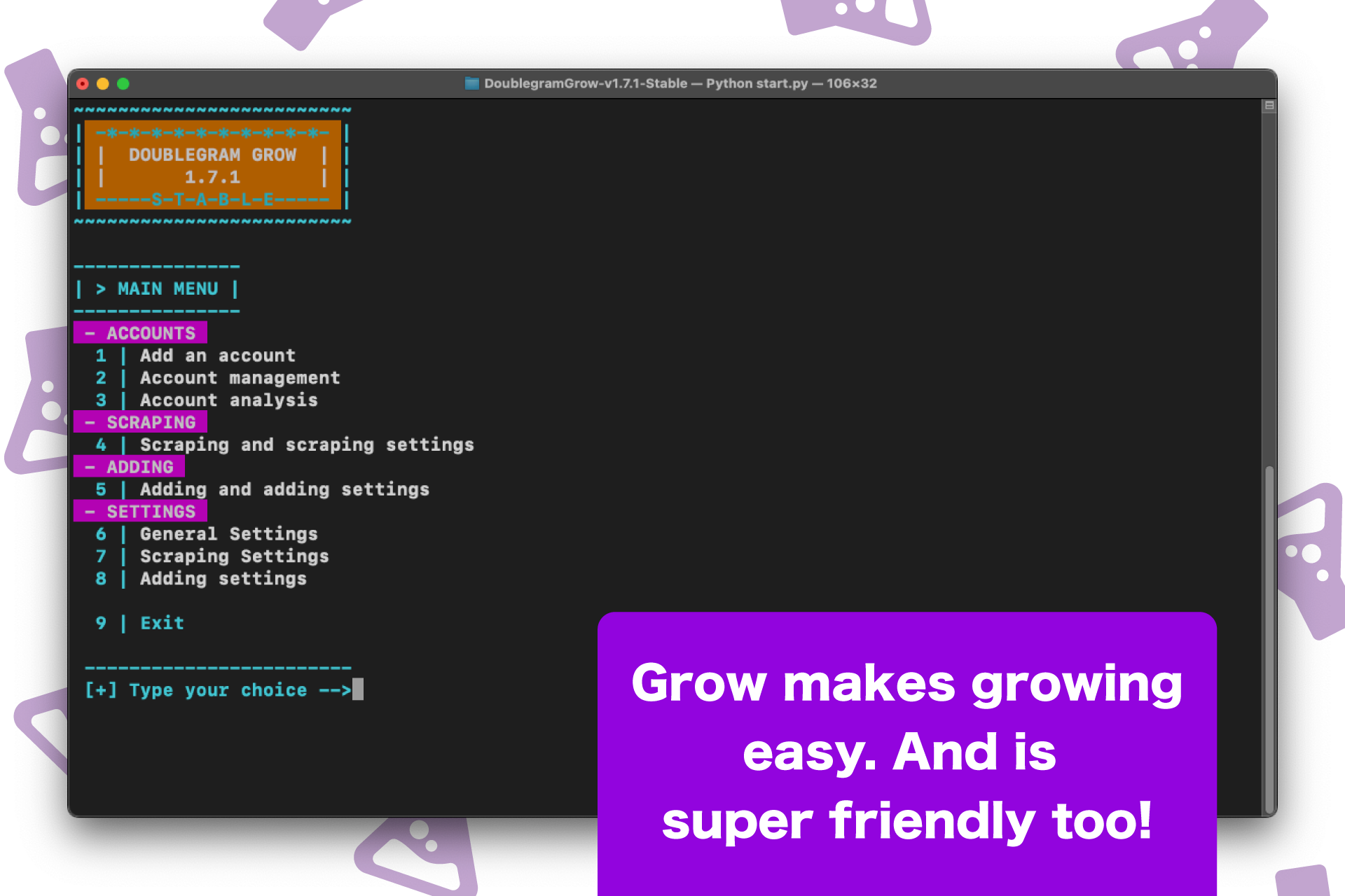Doublegram Grow screenshot