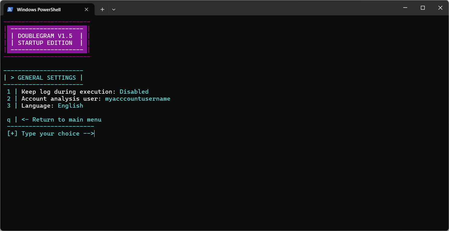 Configuración general
