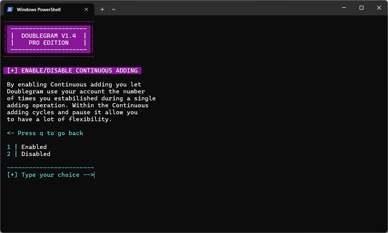 Backup and restore of your Telegram accounts in Doublegram