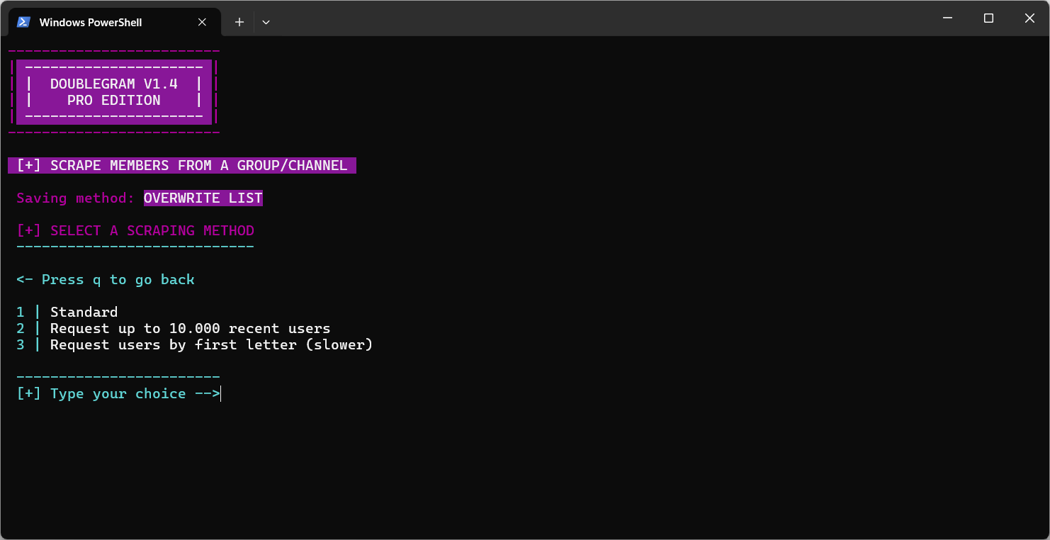 Backup and restore of your Telegram accounts in Doublegram