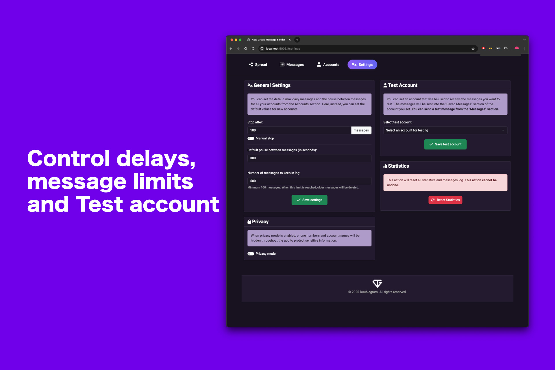 Doublegram Spread screenshot