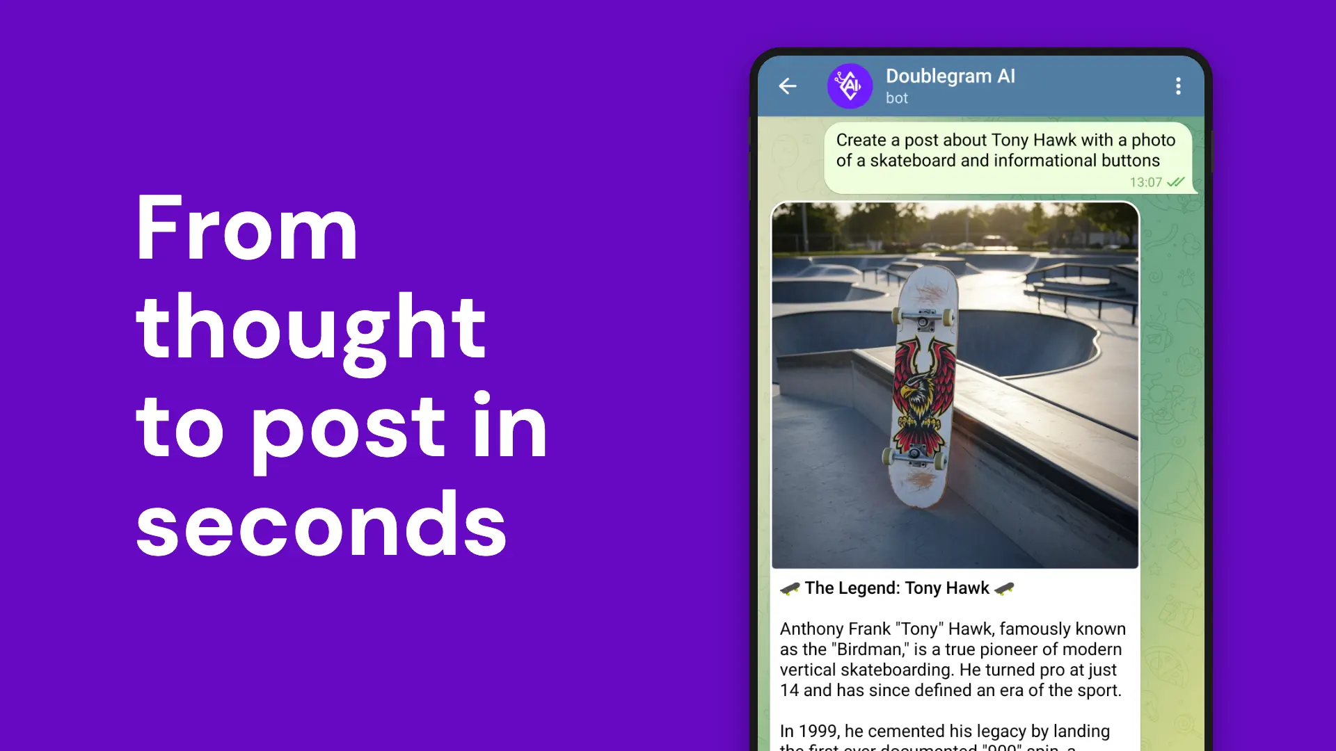 Doublegram AI screenshot