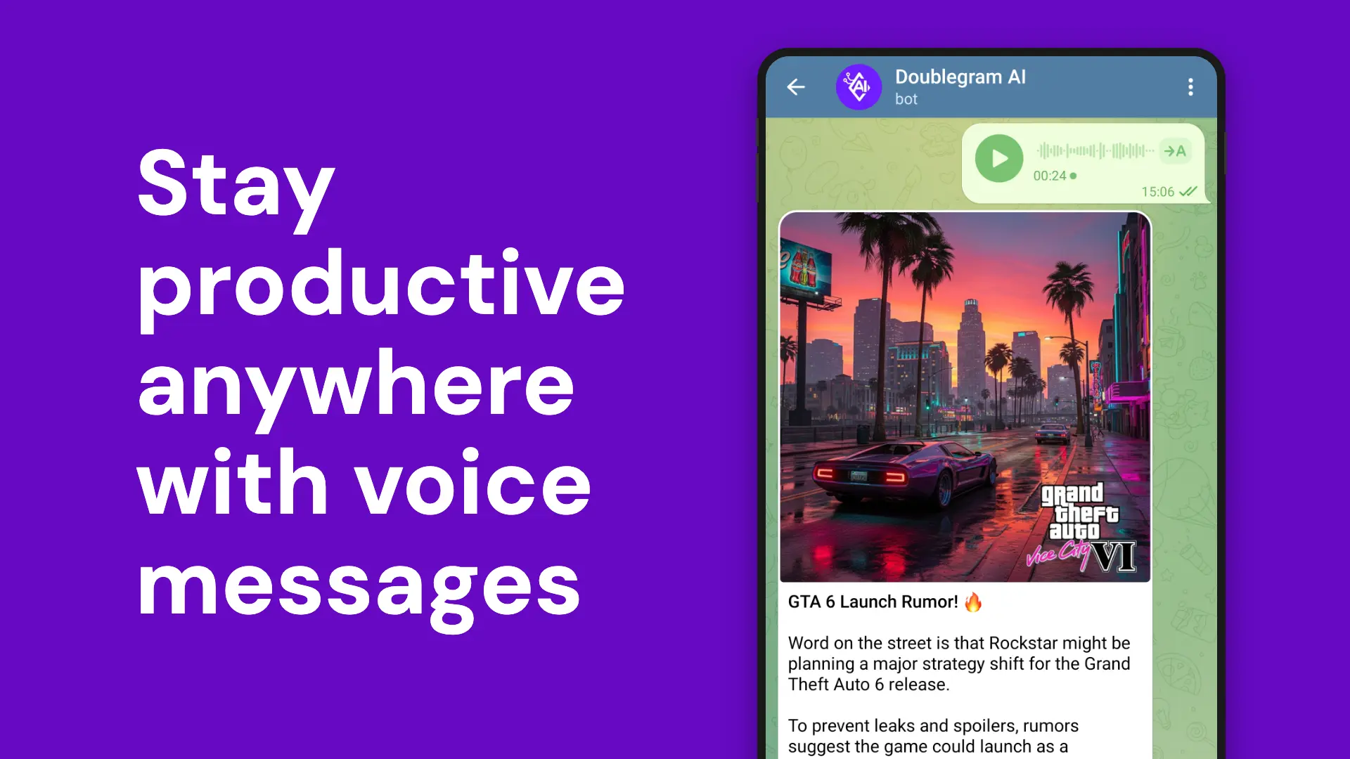 Doublegram AI screenshot